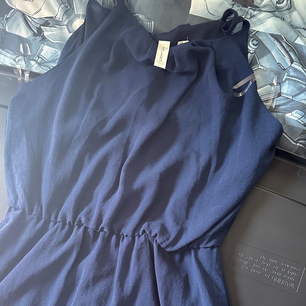Tacera Navy Blue Dress